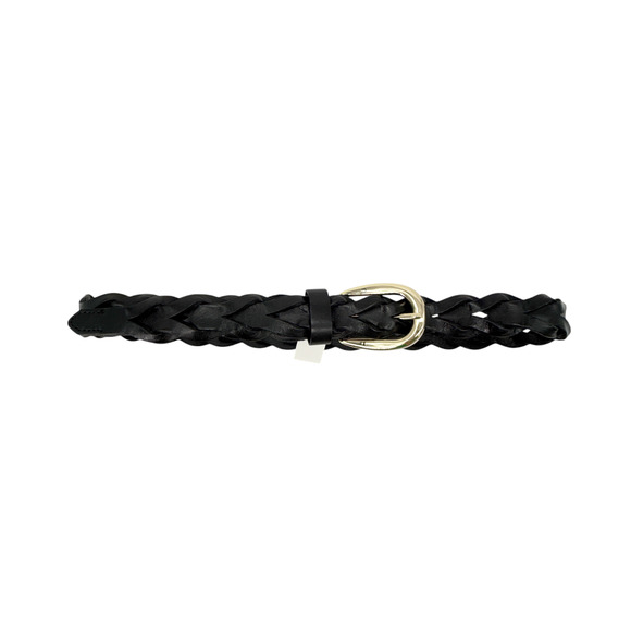 MADEWELL Braided Belt in True Black XXS-S - Picture 4 of 12